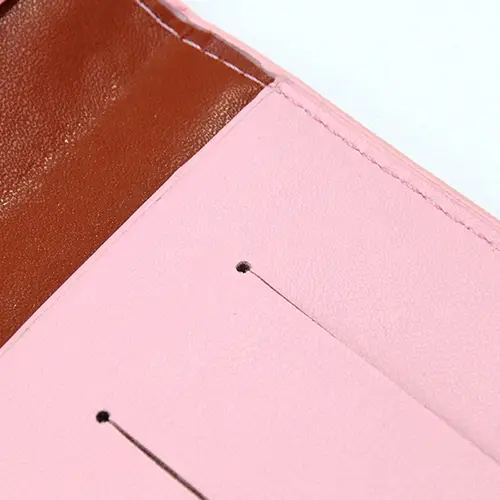 Compact and Stylish Pink Card Holder for Everyday Use